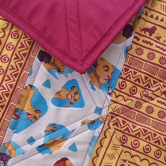 Lion King Themed Quilted Pet Blanket/Mat