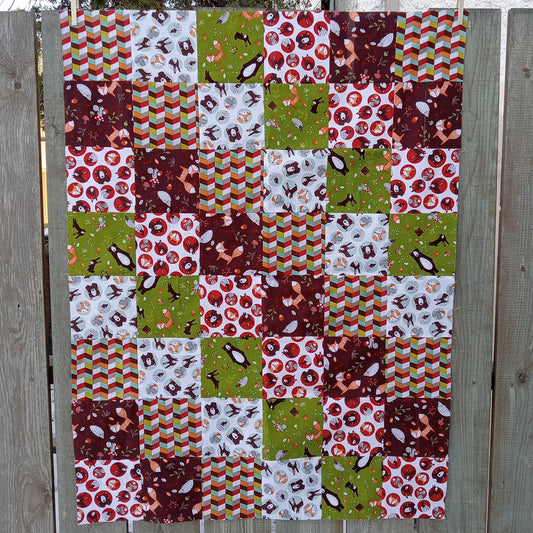 Forest Friends Quilted Blanket/Mat